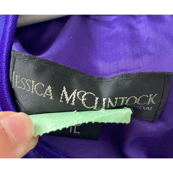 Jessica McClintock Sleeveless Gown Maxi Dress 12 Empire Waist Event Prom - Picture 8 of 16